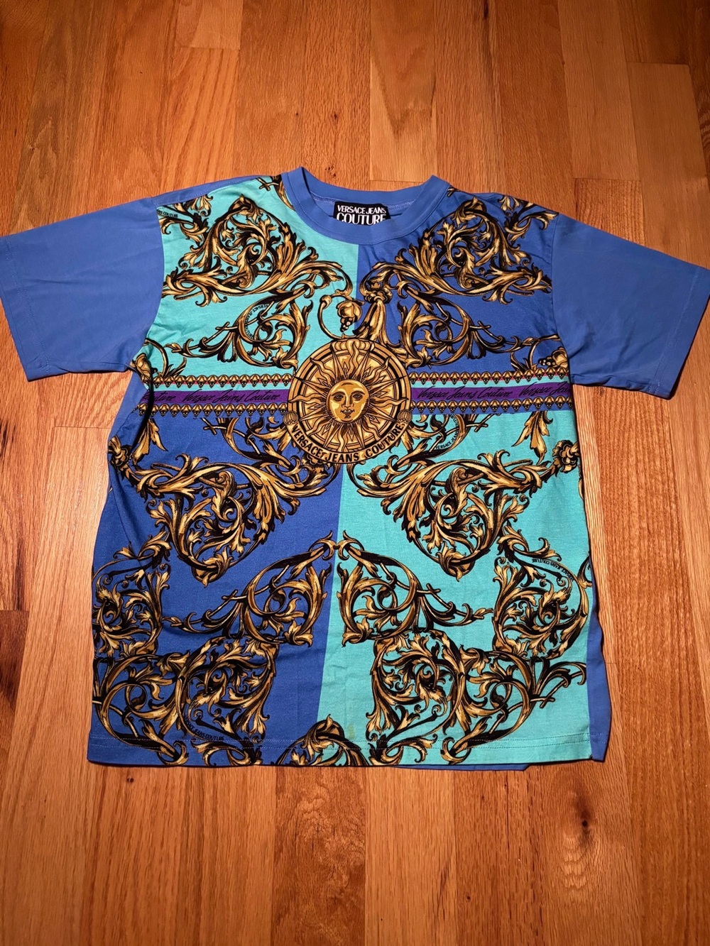 Versace Panneled Baroque Tshirt
